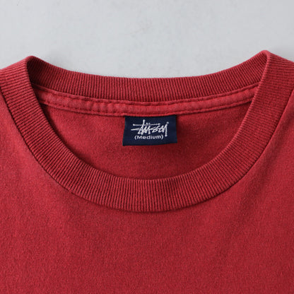 Vintage 2000s Stussy x Crooked Tongues Tee - M
