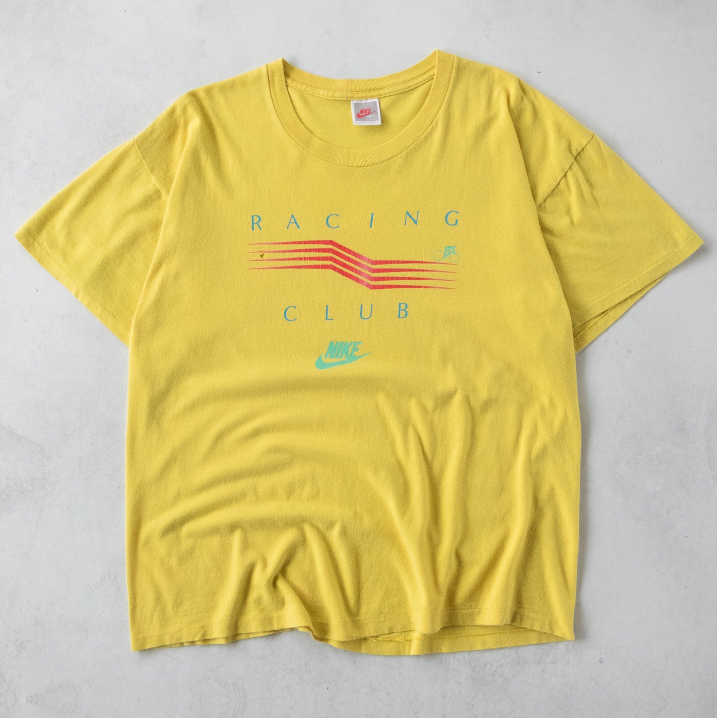 Vintage 80s Nike Racing Club Tee - L