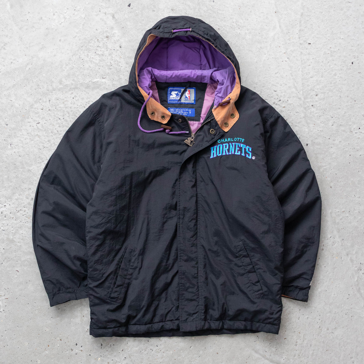 Charlotte Hornets NBA Starter Puffer Jacket - 90s (S)