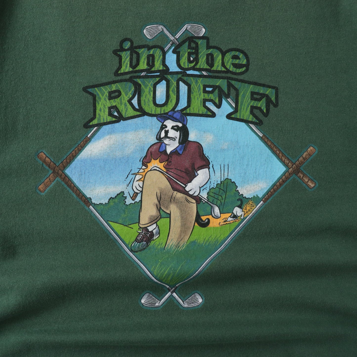 Vintage 90s Big Dogs 'In The Ruff' Tee - XL