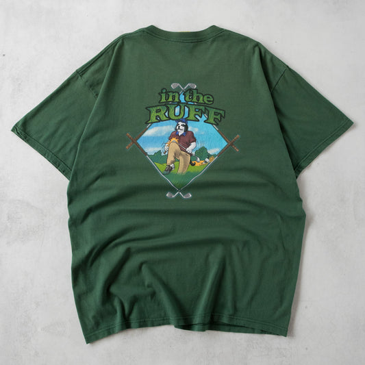 Vintage 90s Big Dogs 'In The Ruff' Tee - XL
