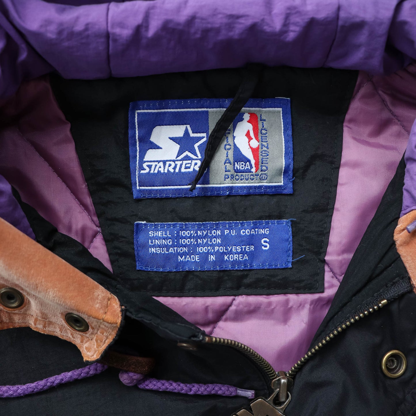 Charlotte Hornets NBA Starter Puffer Jacket - 90s (S)