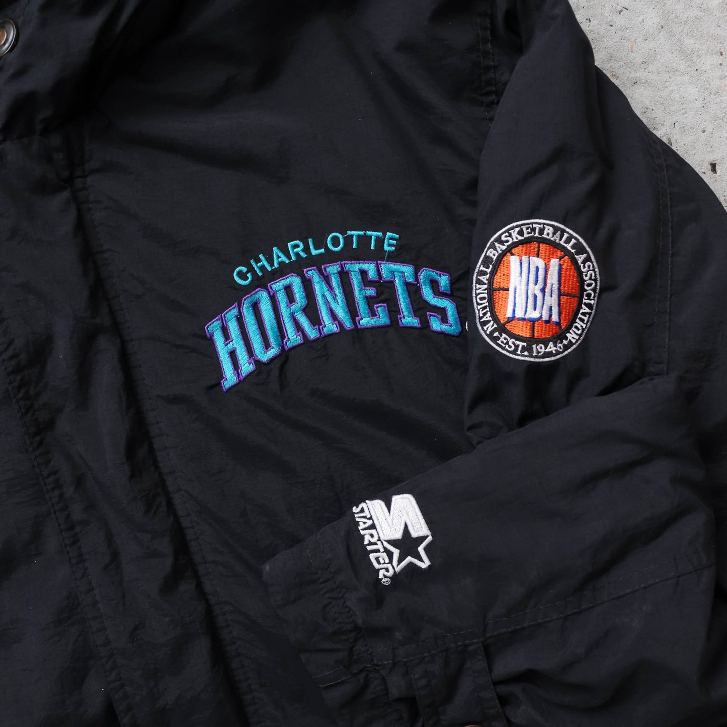 Charlotte Hornets NBA Starter Puffer Jacket - 90s (S)