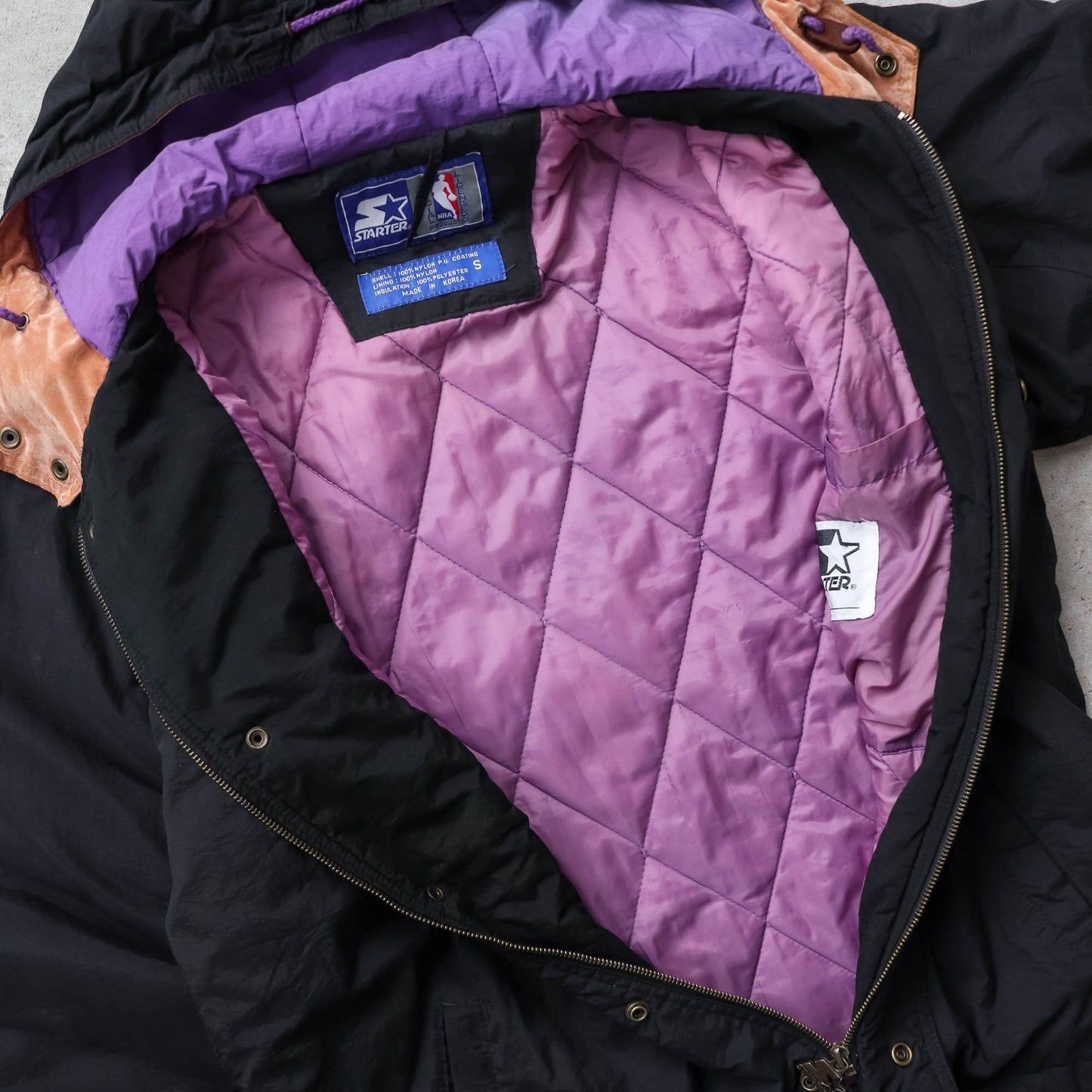 Charlotte Hornets NBA Starter Puffer Jacket - 90s (S)