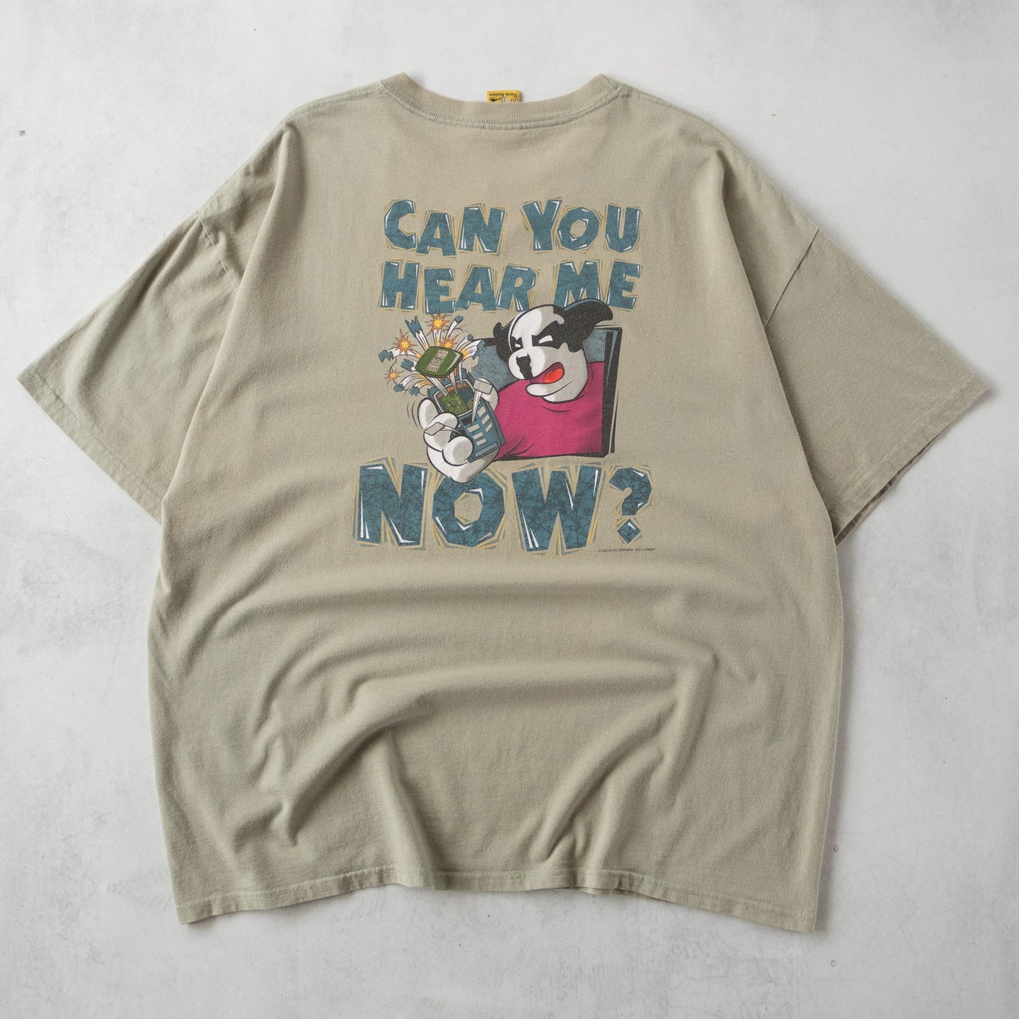 Vintage 90s Big Dogs 'Can You Hear Me Now?' Tee - XXL