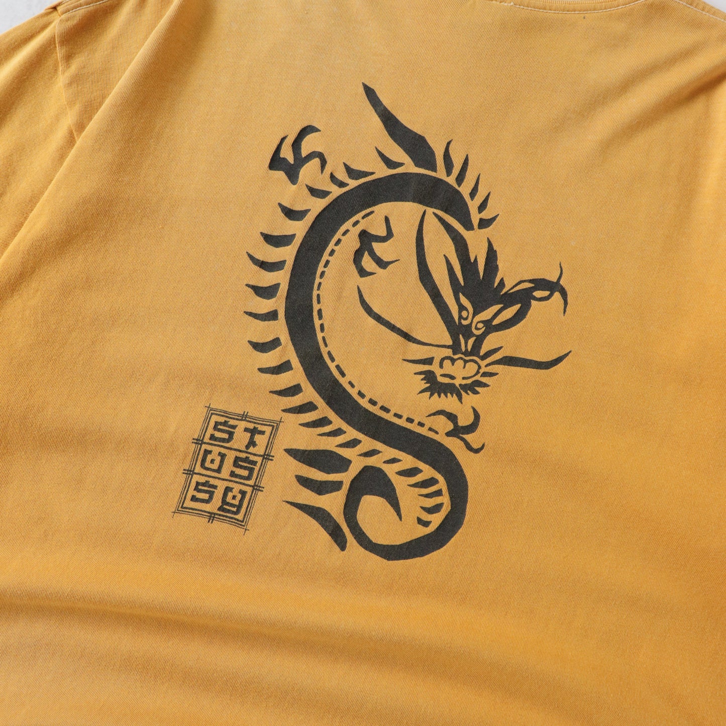 Vintage 90s Stussy Dragon Tee - M