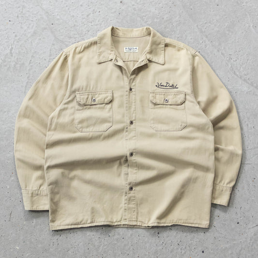 Von Dutch Chain Stitch Work Shirt - 2000s (L)