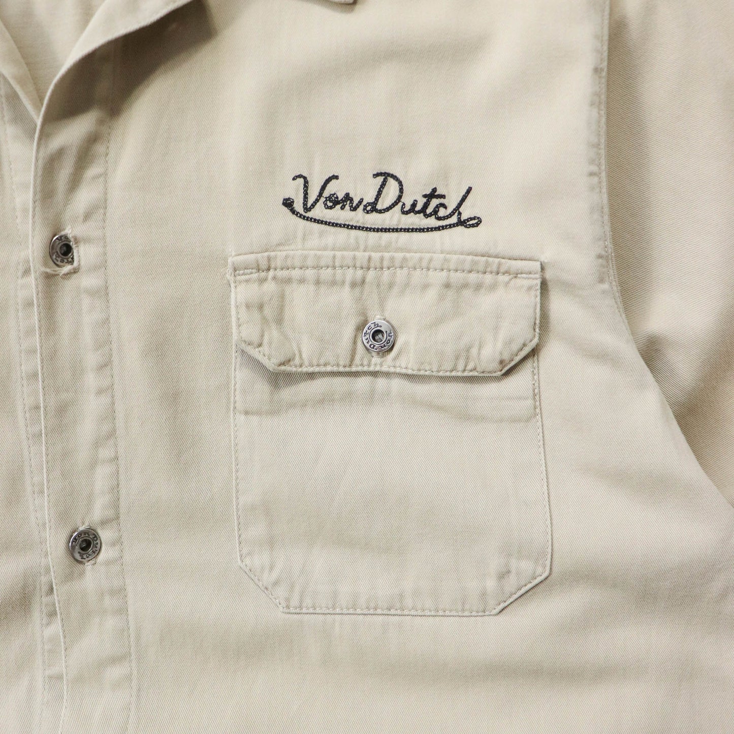 Von Dutch Chain Stitch Work Shirt - 2000s (L)