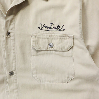 Von Dutch Chain Stitch Work Shirt - 2000s (L)