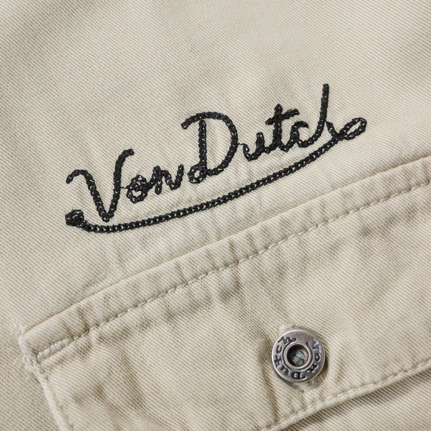 Von Dutch Chain Stitch Work Shirt - 2000s (L)