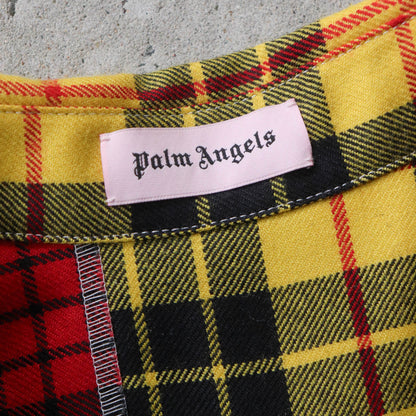 Palm Angels Patchwork Flannel Shirt - (46/L)
