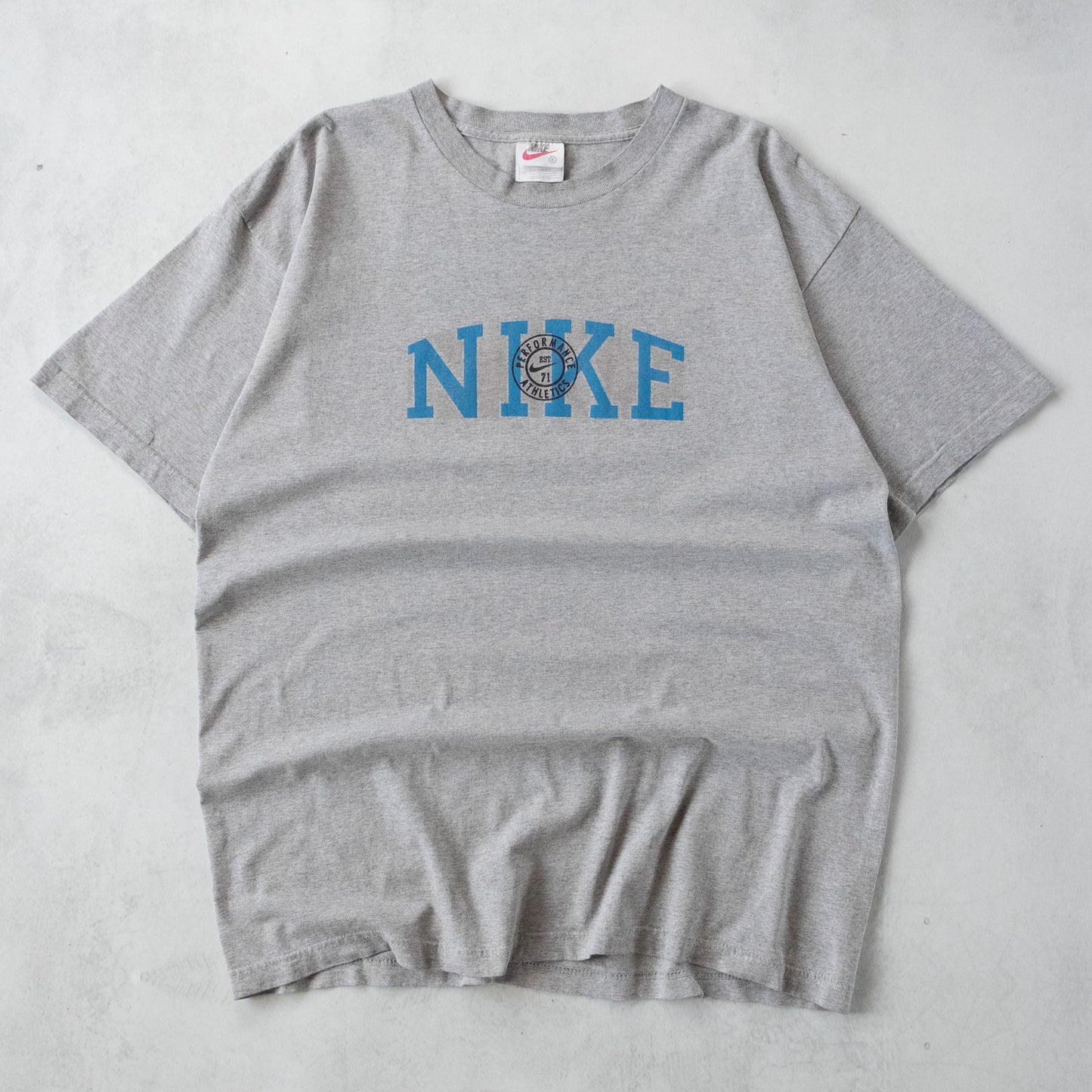 Vintage 90s Nike Athletics Spellout Tee - XL