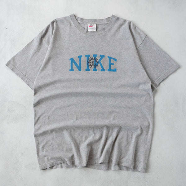 Vintage 90s Nike Athletics Spellout Tee - XL