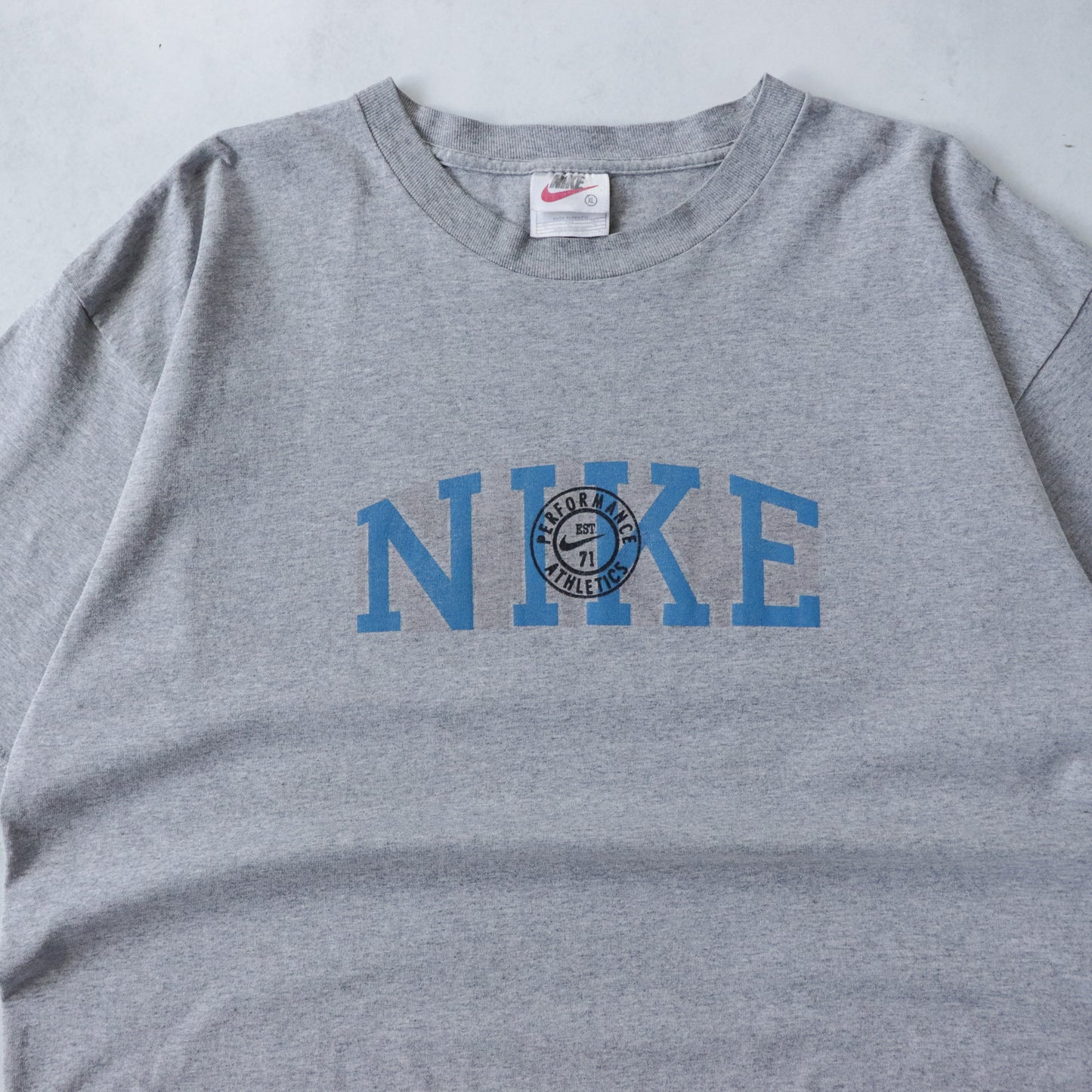 Vintage 90s Nike Athletics Spellout Tee - XL