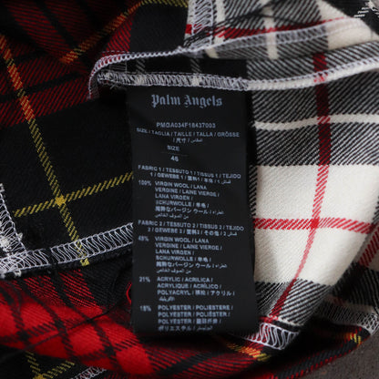 Palm Angels Patchwork Flannel Shirt - (46/L)