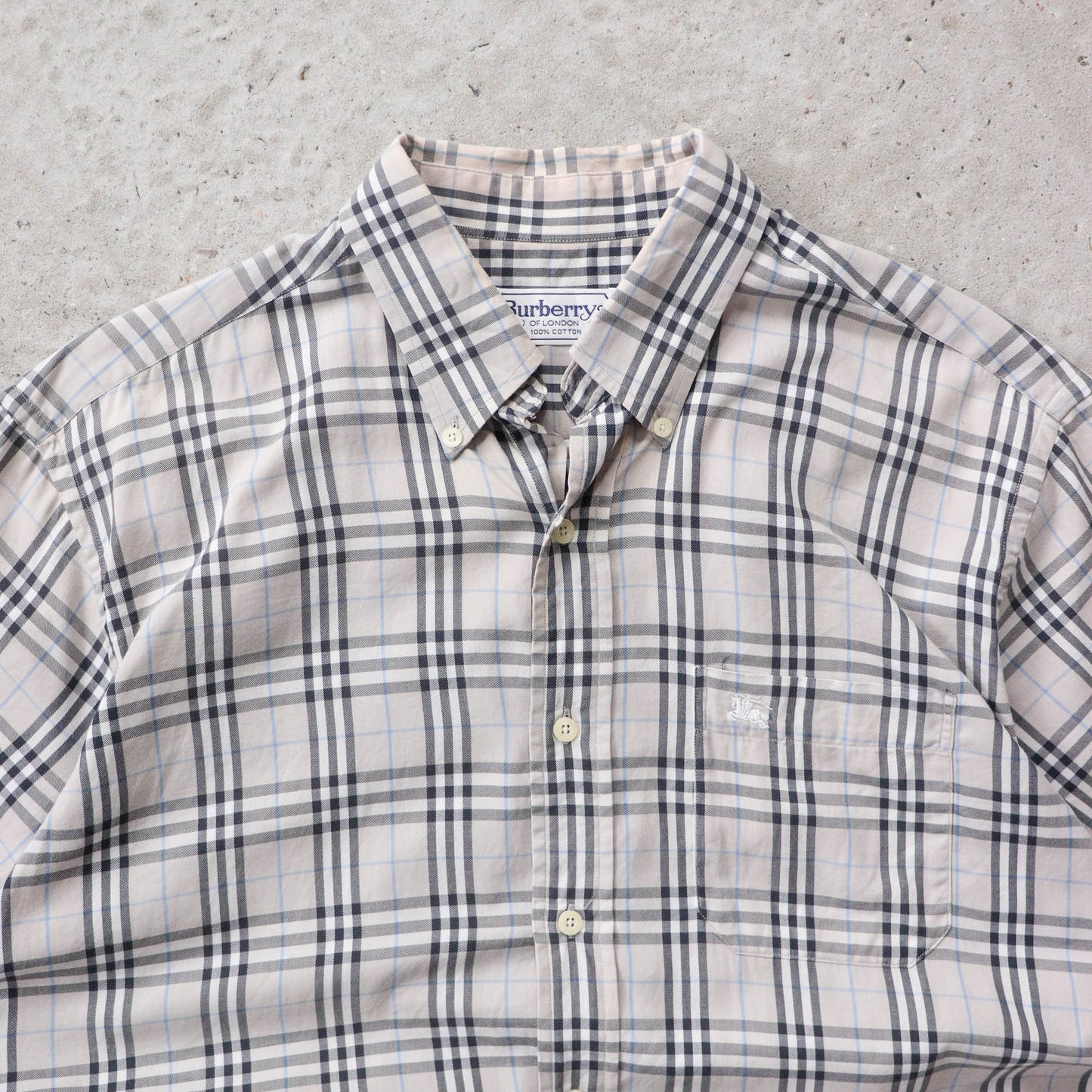 Burberry Nova Check Button Up Shirt - 90s (L)
