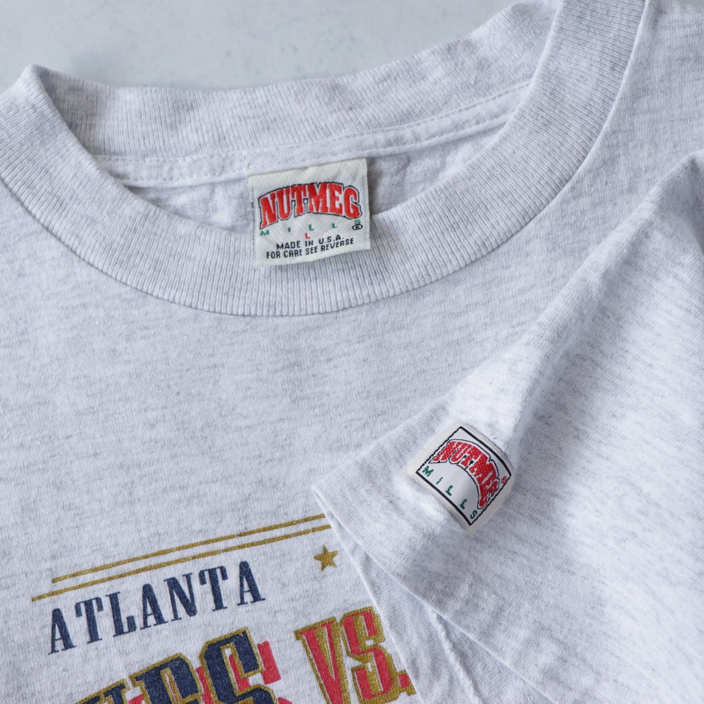 Vintage 1992 Braves vs Blue Jays MLB World Series Tee - L