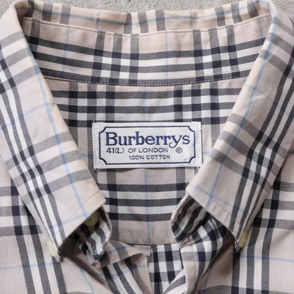 Burberry Nova Check Button Up Shirt - 90s (L)