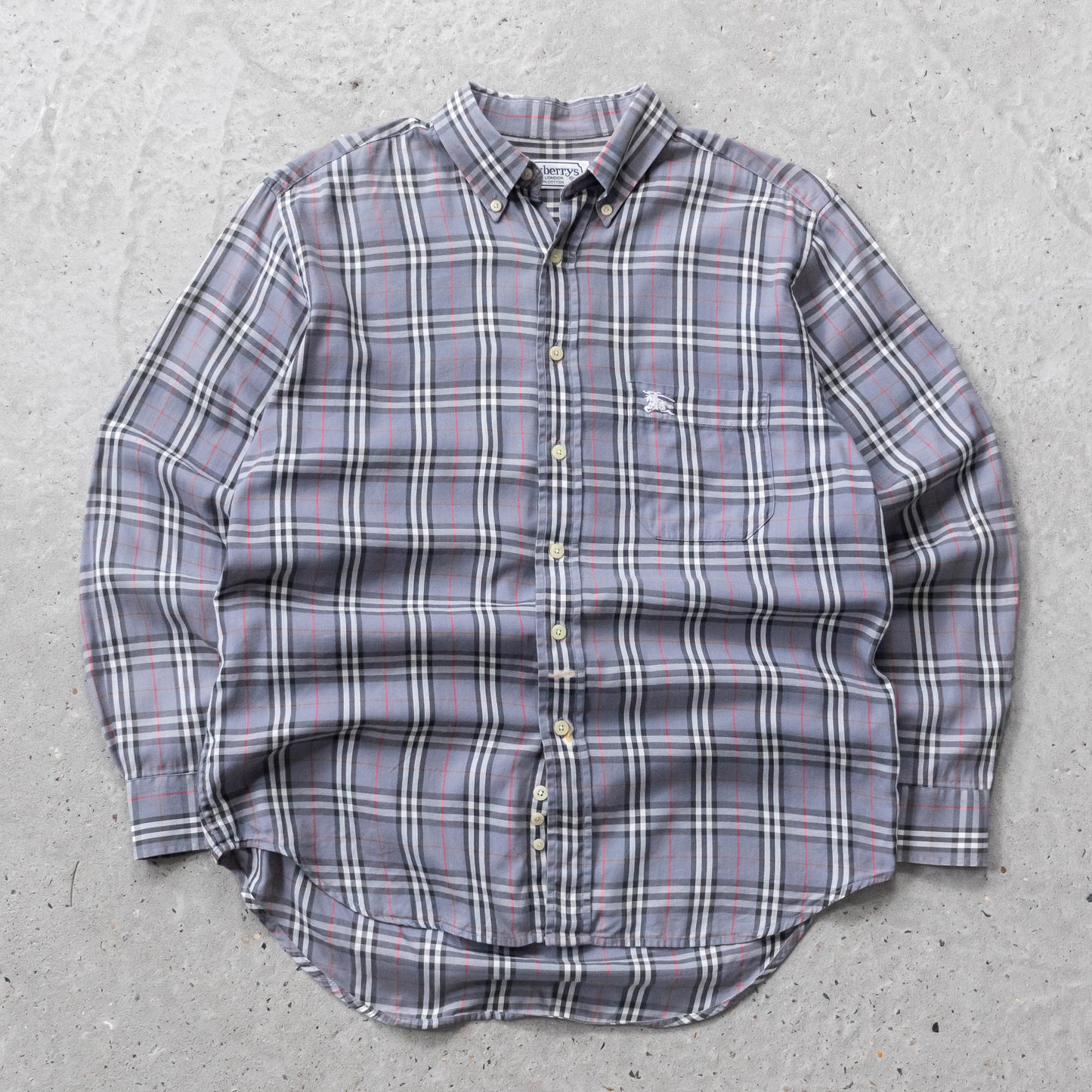 Burberry Nova Check Button Up Shirt - 90s (M)