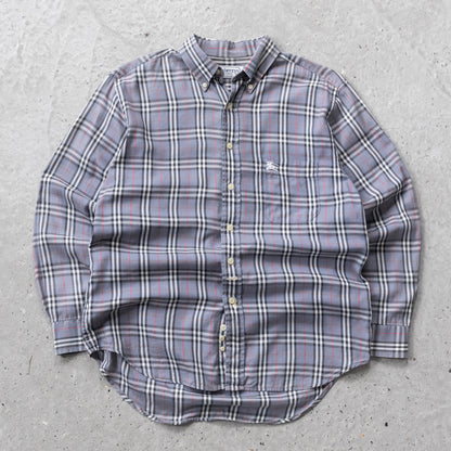 Burberry Nova Check Button Up Shirt - 90s (M)