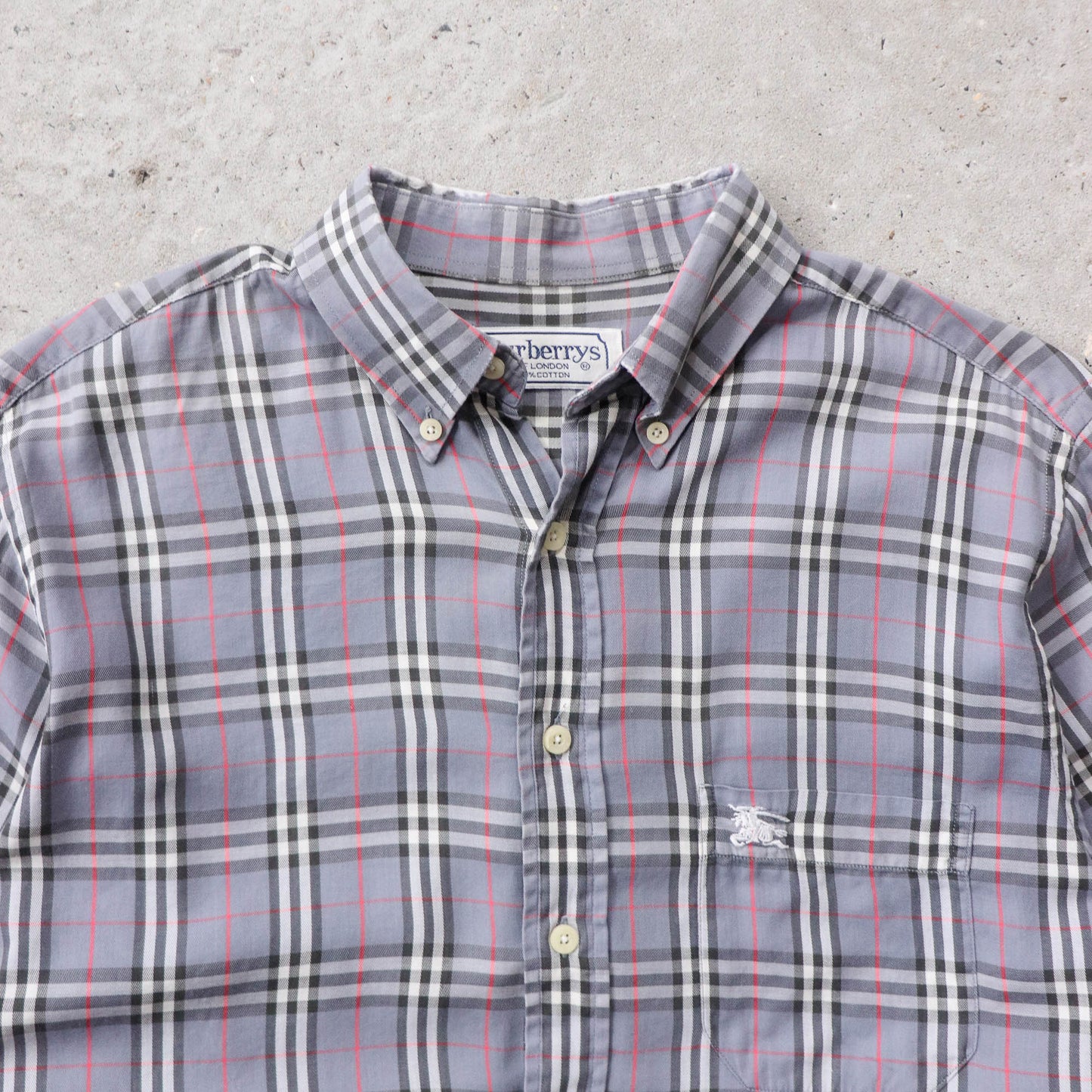 Burberry Nova Check Button Up Shirt - 90s (M)