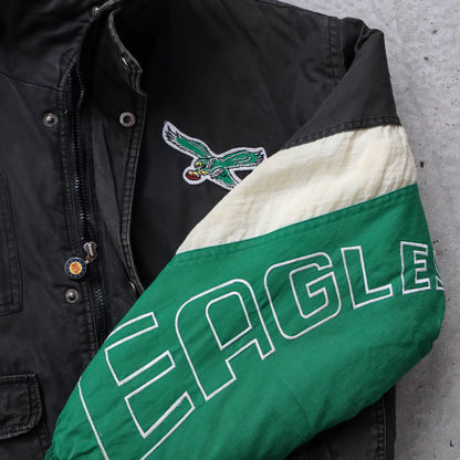 Philadelphia Eagles NFL Triple Fat Goose Puffer Jacket - 90s (L)