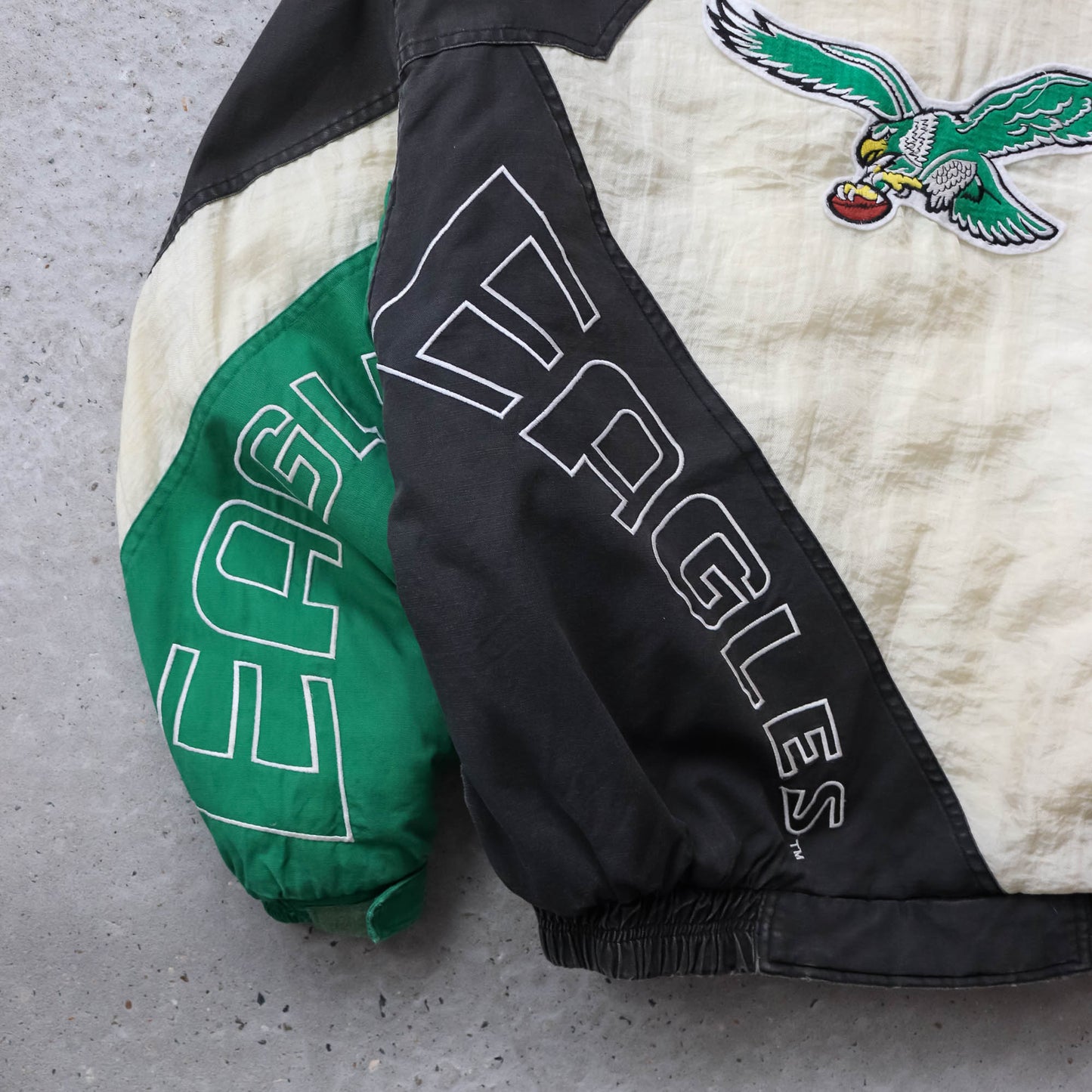 Philadelphia Eagles NFL Triple Fat Goose Puffer Jacket - 90s (L)