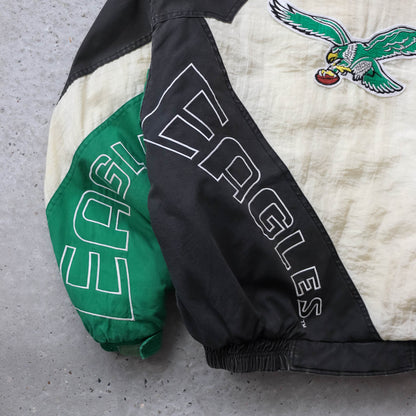 Philadelphia Eagles NFL Triple Fat Goose Puffer Jacket - 90s (L)