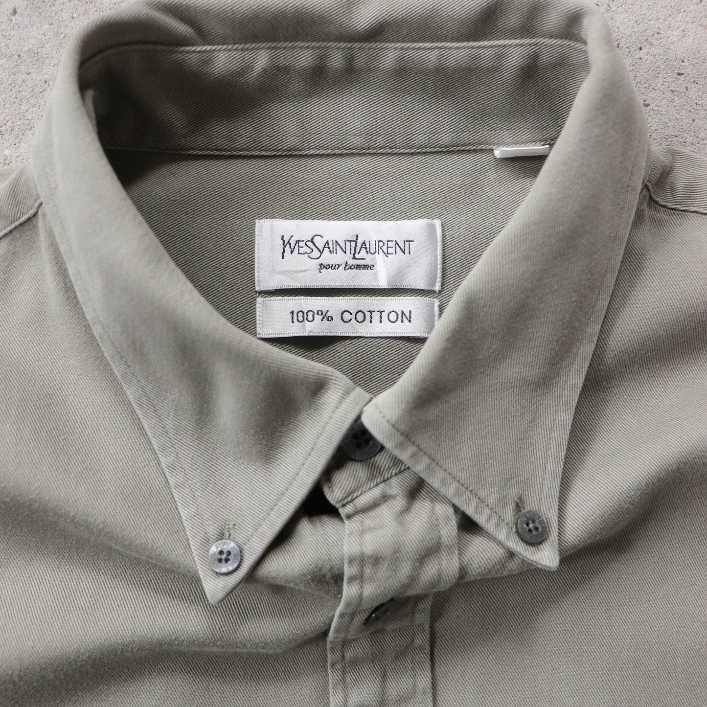 Yves Saint Laurent Embroidered Button Up Shirt - 90s (XL)