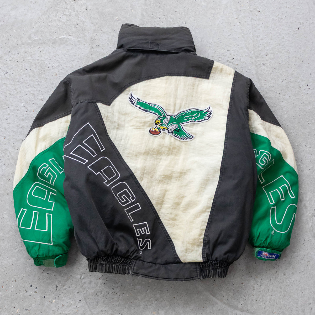 Philadelphia Eagles NFL Triple Fat Goose Puffer Jacket - 90s (L)