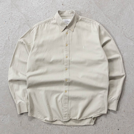 Yves Saint Laurent Embroidered Button Up Shirt - 90s (L)
