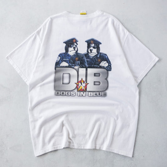 Vintage 2001 Big Dogs 'Dogs in Blue' Tee - L