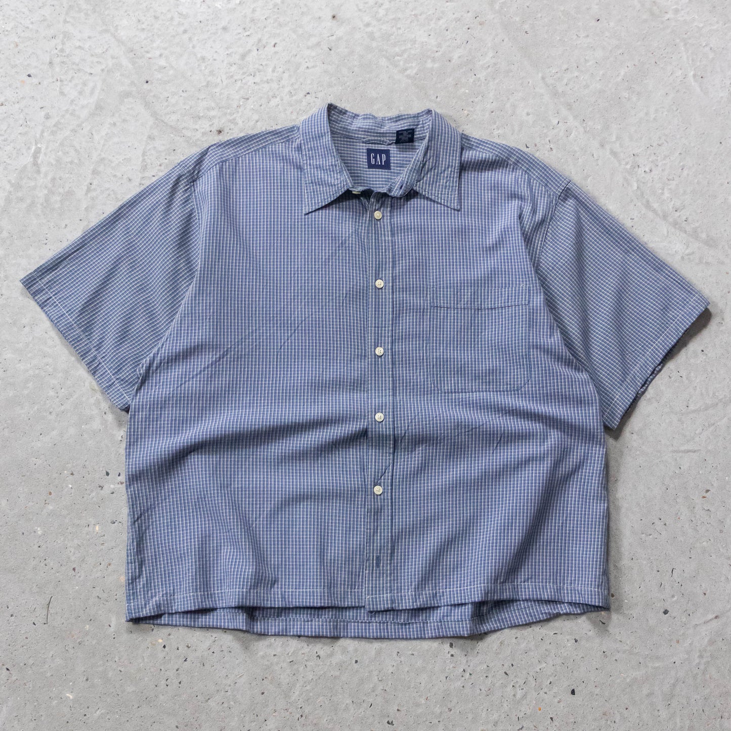 GAP Cropped Button Up Shirt - 90s (XL)