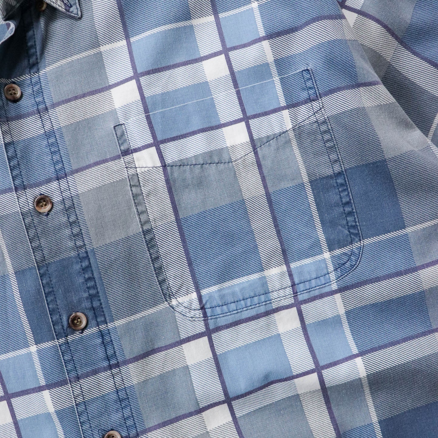 St Johns Bay Cropped Button Up Shirt - 90s (XL)