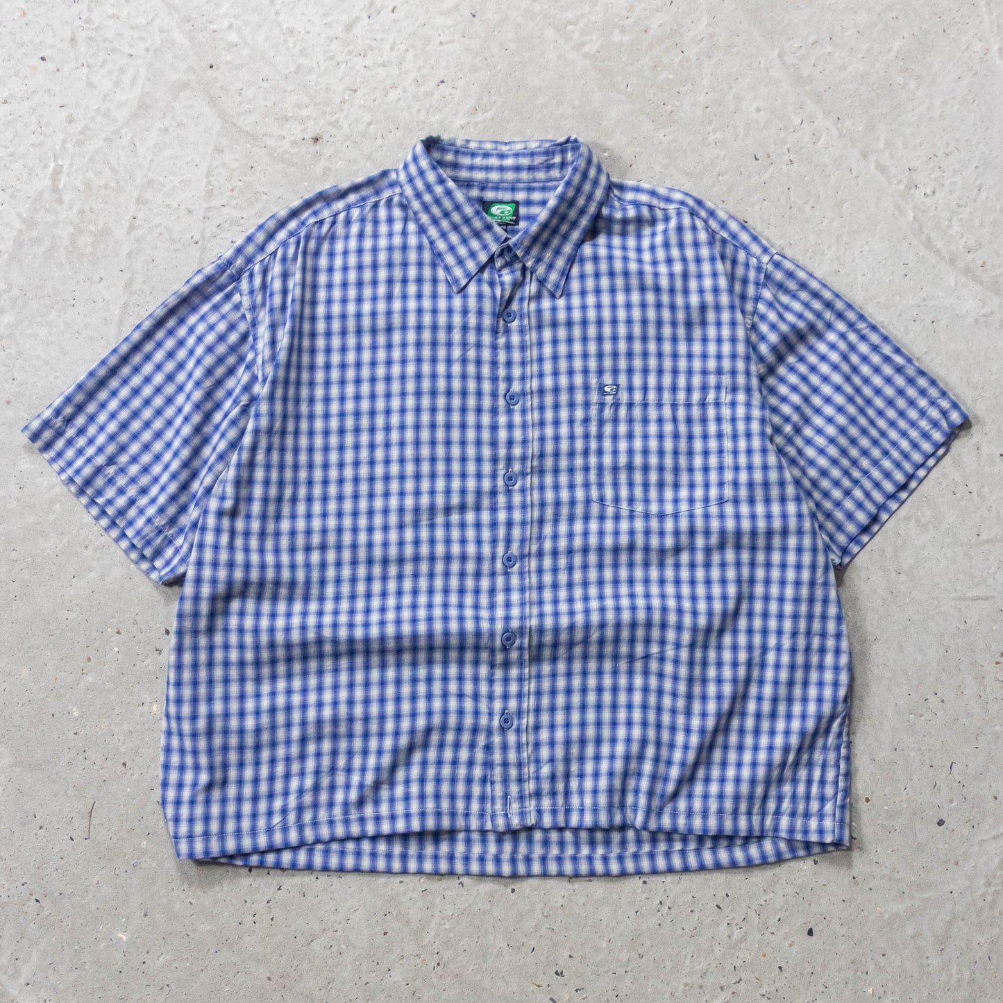 Point Zero Cropped Button Up Shirt - 2000s (XL) - AL Vintage