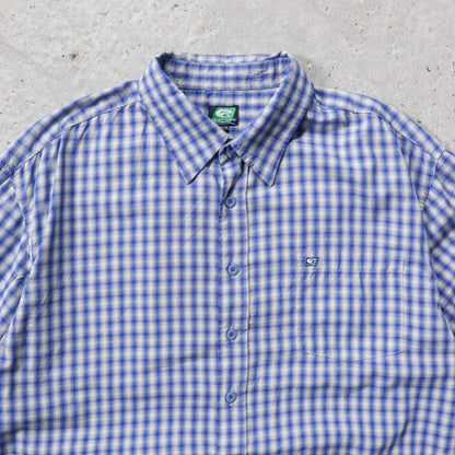 Point Zero Cropped Button Up Shirt - 2000s (XL) - AL Vintage