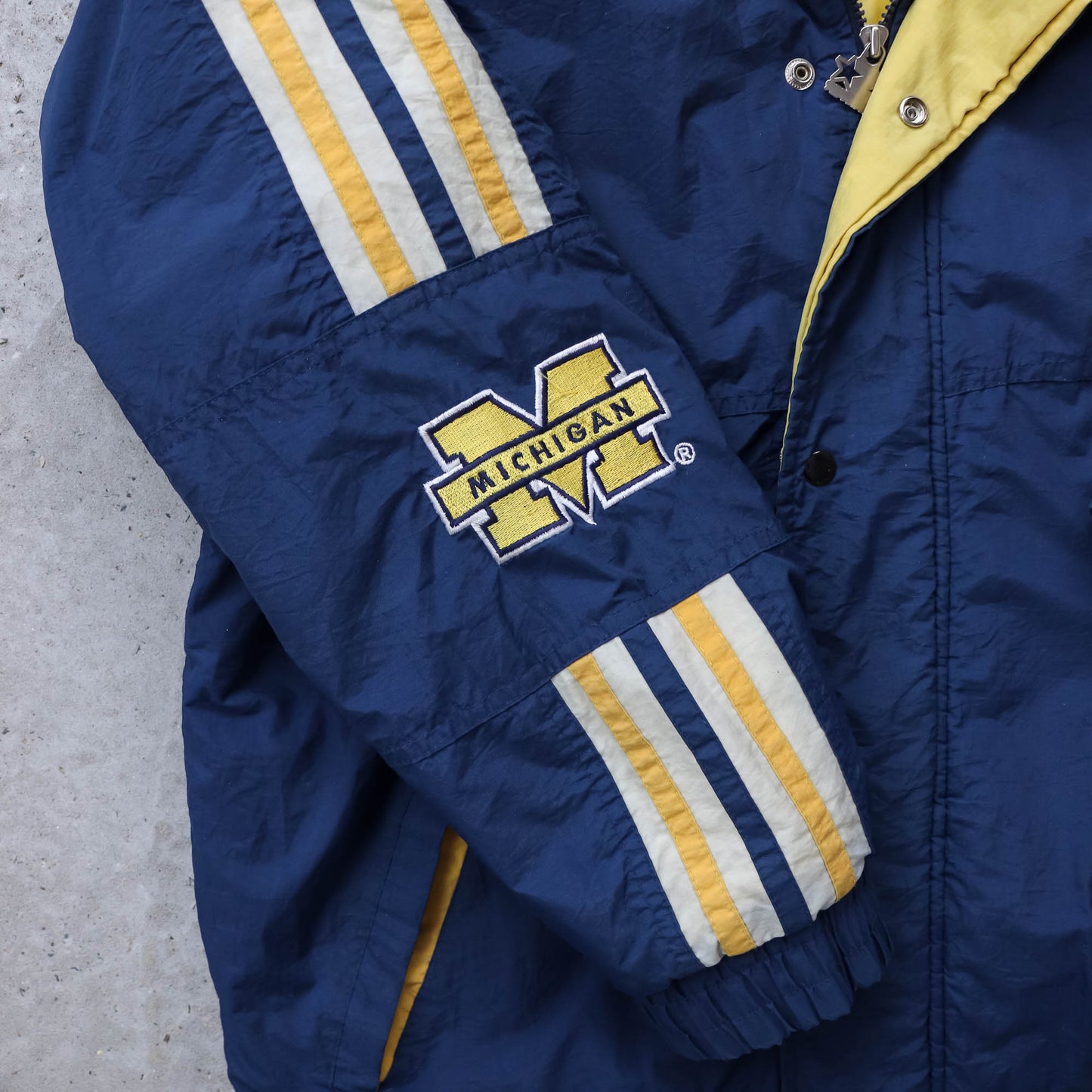 Michigan Wolverines NCAA Starter Puffer Jacket - 90s (L)