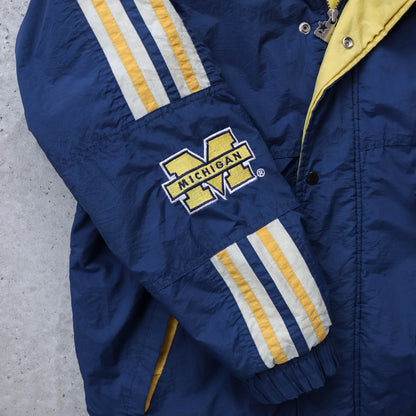 Michigan Wolverines NCAA Starter Puffer Jacket - 90s (L)