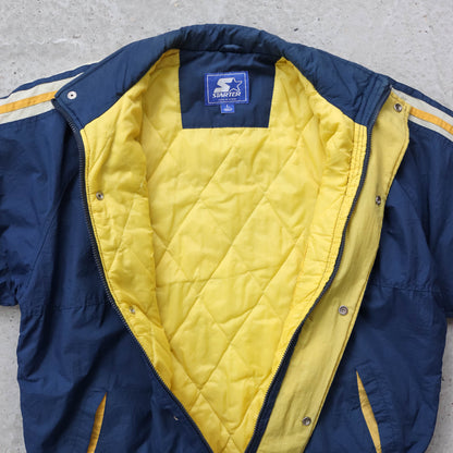 Michigan Wolverines NCAA Starter Puffer Jacket - 90s (L)