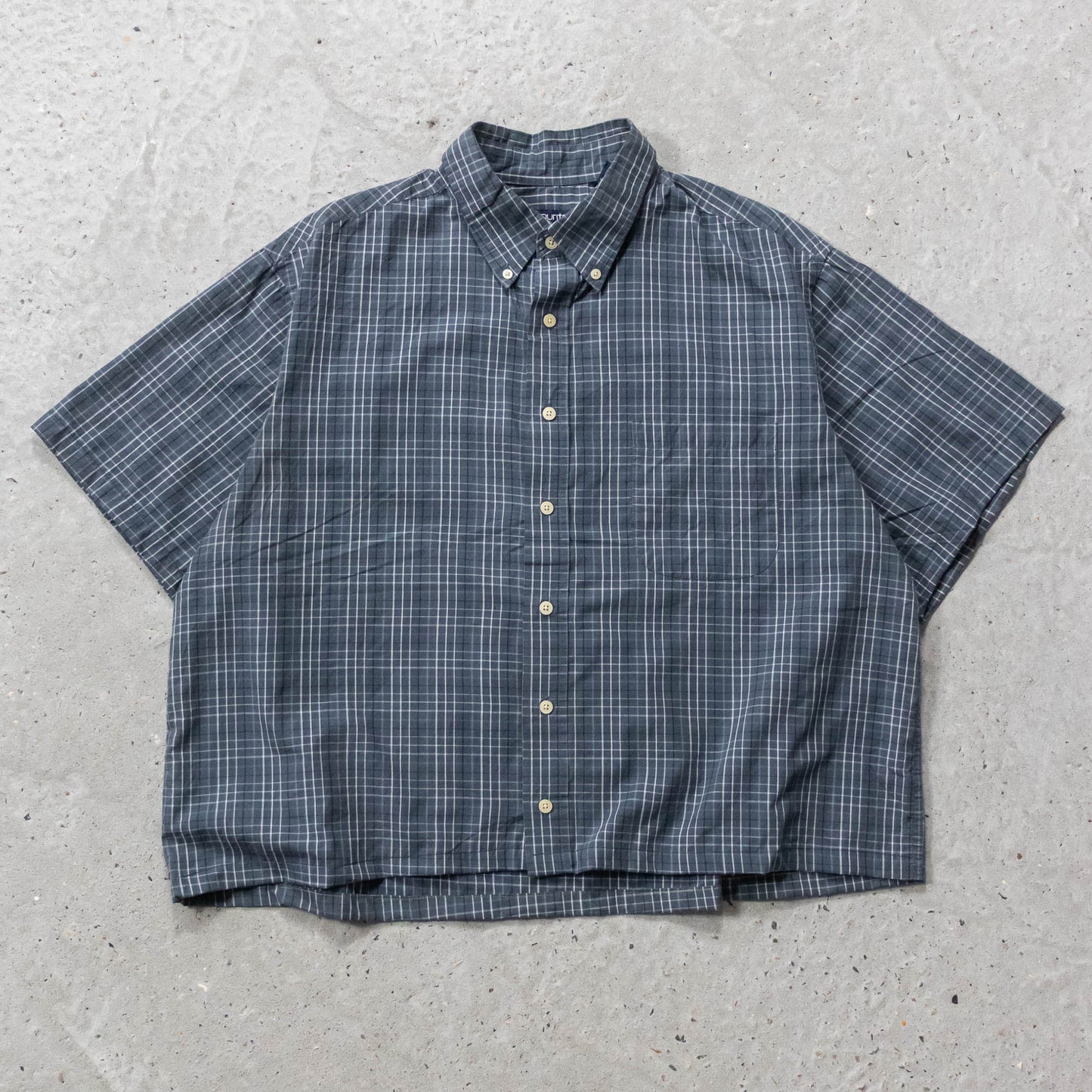 Puritan Cropped Button Up Shirt - 2000s (XL) - AL Vintage