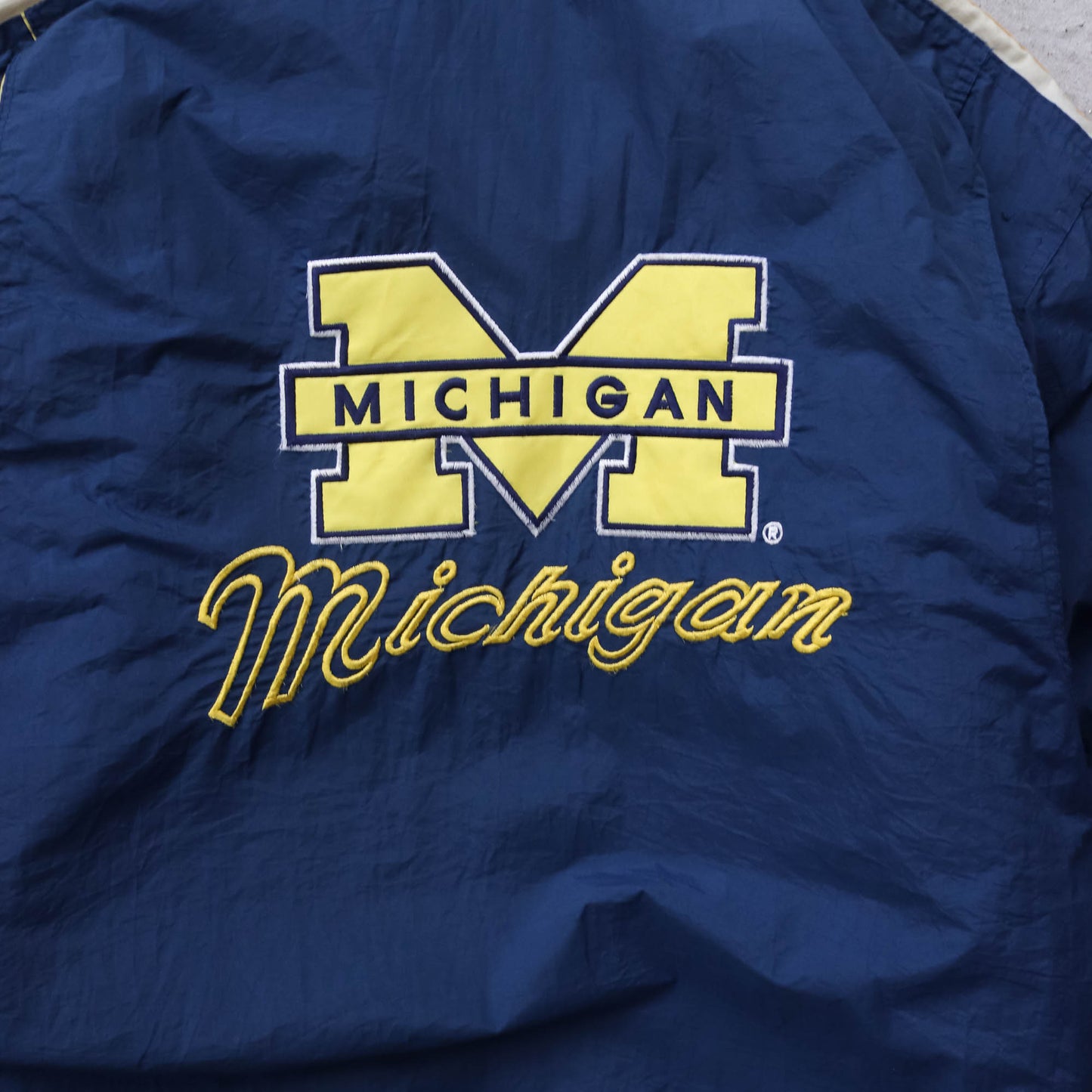 Michigan Wolverines NCAA Starter Puffer Jacket - 90s (L)