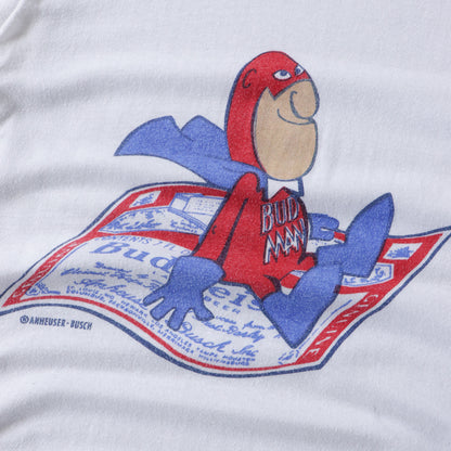 Vintage 70s Budweiser Bud Man Tee - M