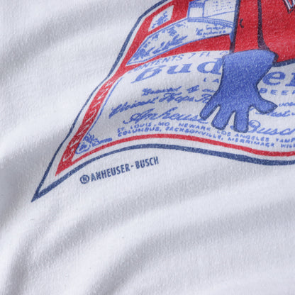 Vintage 70s Budweiser Bud Man Tee - M