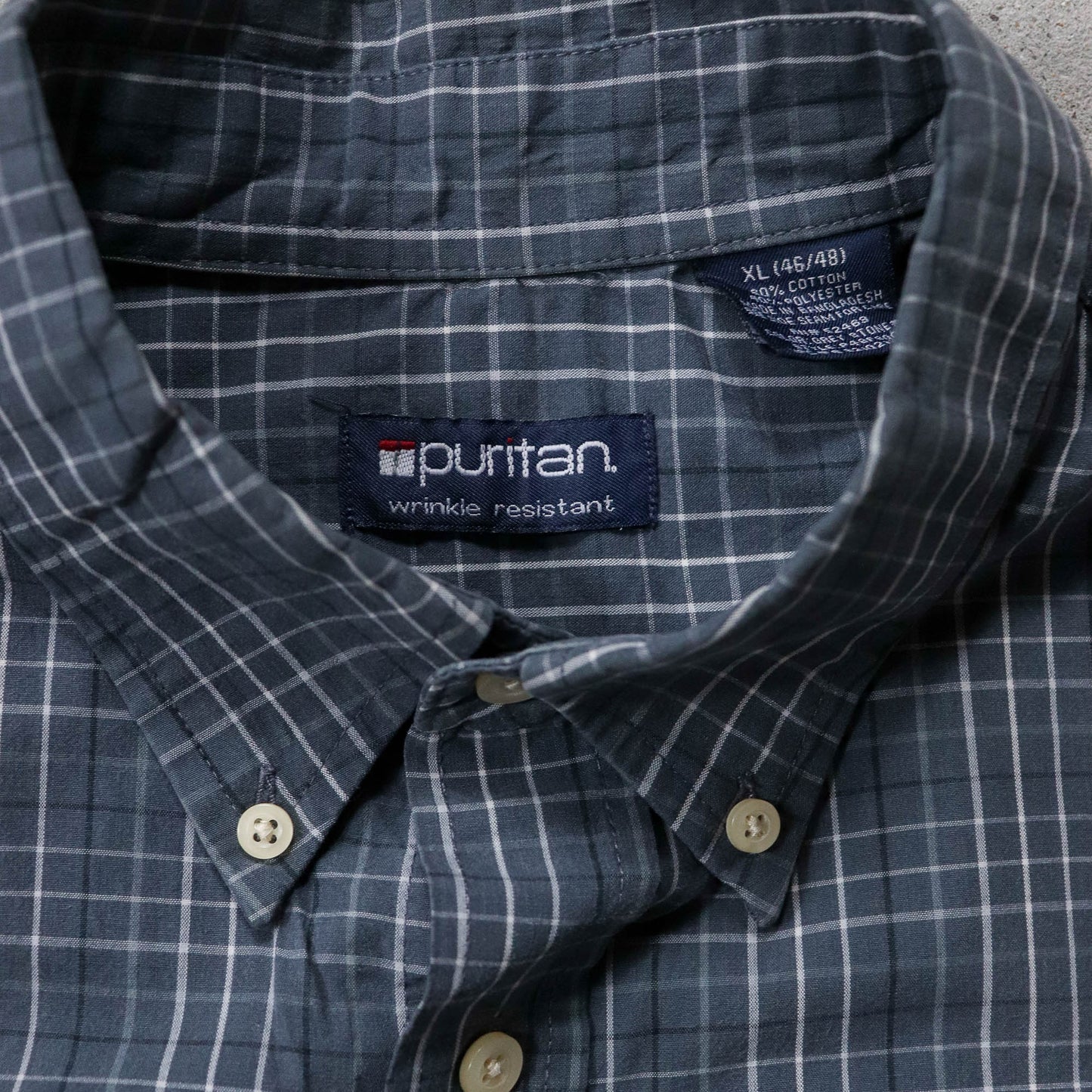 Puritan Cropped Button Up Shirt - 2000s (XL) - AL Vintage