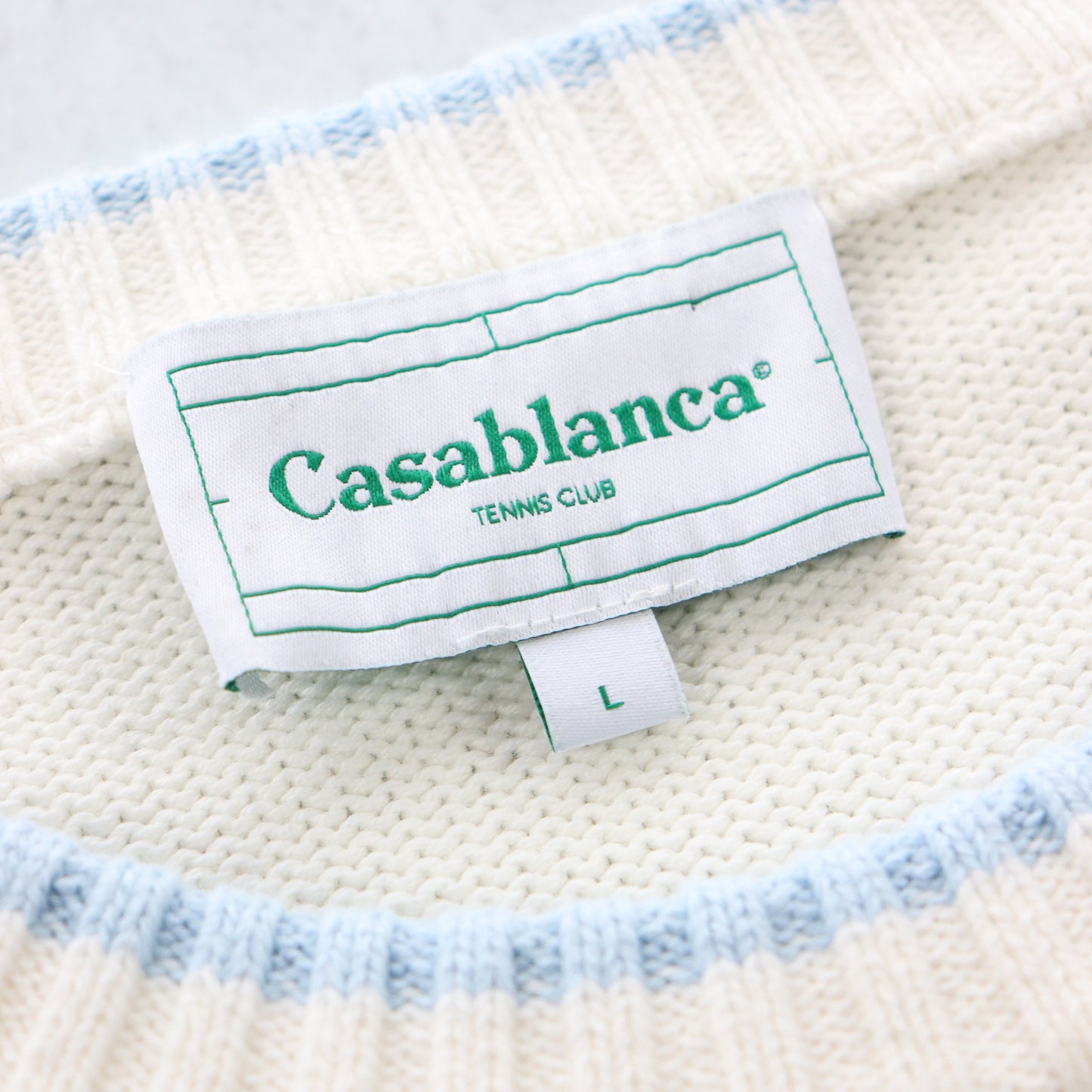 Casablanca Instarsia Orbite Autour De L’Orange Cotton Knit Sweater - L
