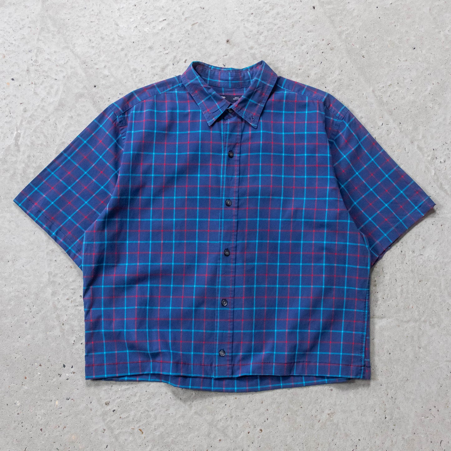 GAP Cropped Button Up Shirt - 2000s (L)