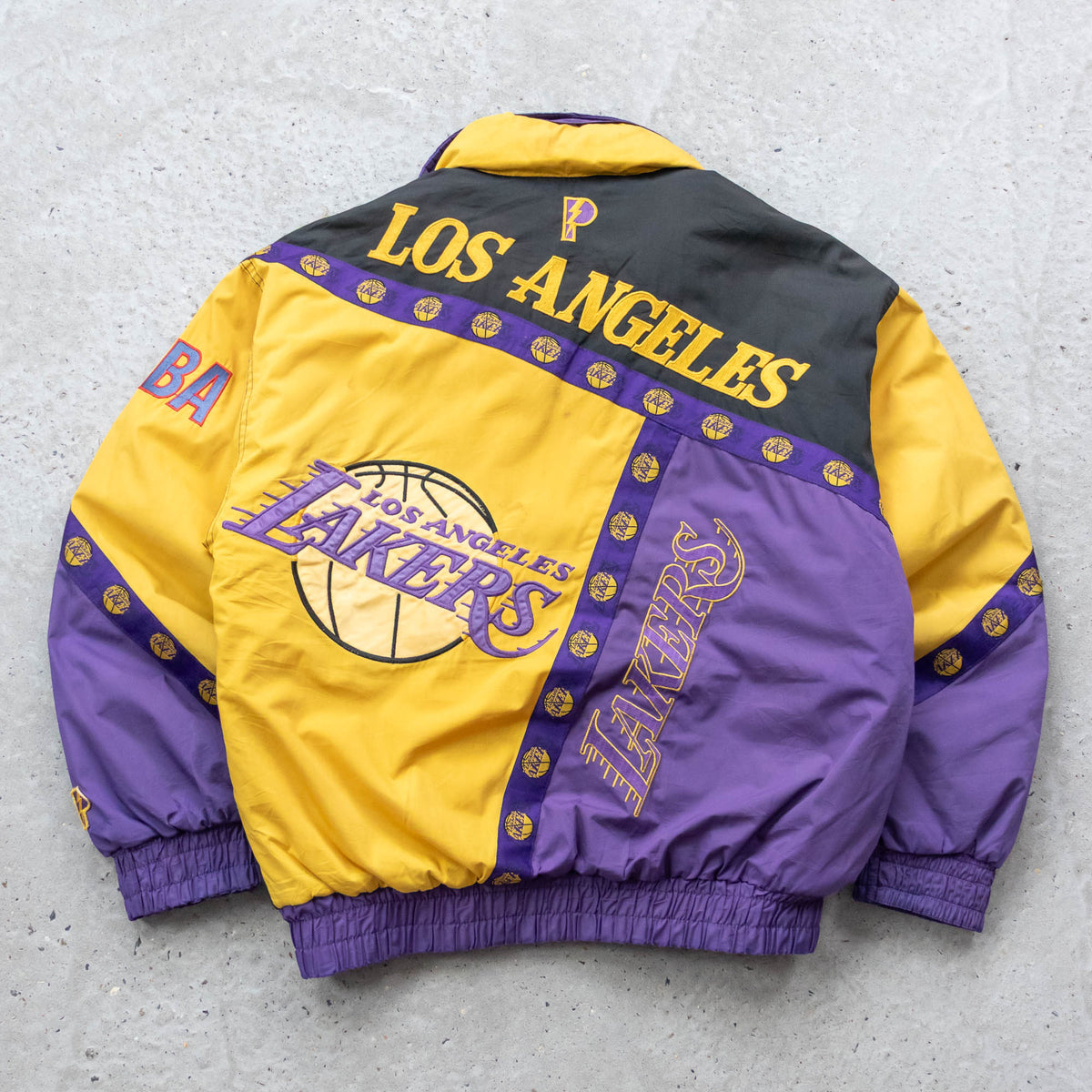 Los Angeles Lakers NBA Pro Player Puffer Jacket - 90s (S)