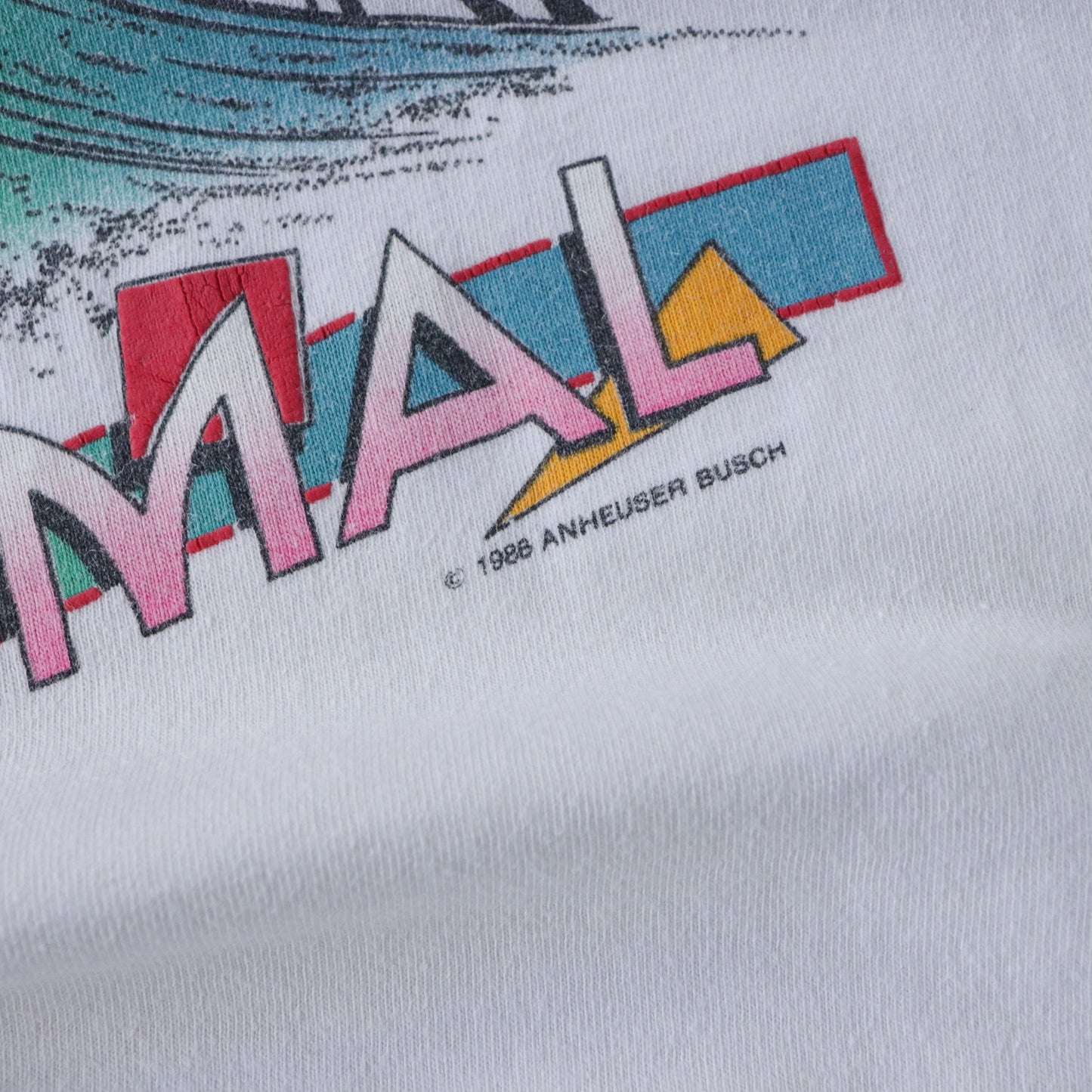 Vintage 1986 Bud Light Spuds Mackenzie Tee - L