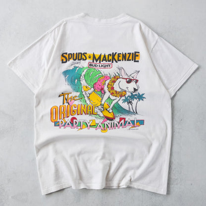 Vintage 1986 Bud Light Spuds Mackenzie Tee - L