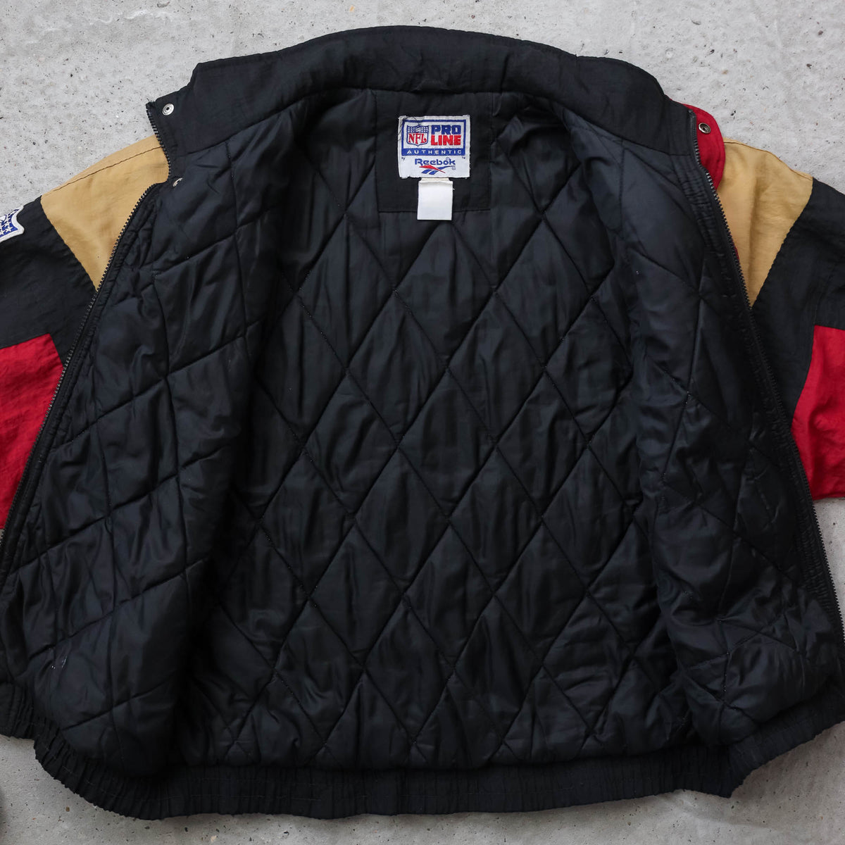 San Francisco 49ers NFL Reebok Puffer Jacket - 90s (L)
